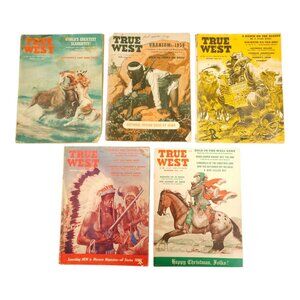 True West Magazine Lot April June Aug Oct Dec 1956 Editions Western Publications